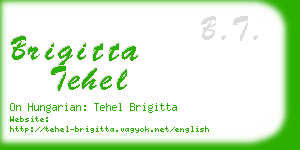 brigitta tehel business card